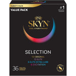 Selection 36 Count And Naturally Endless Personal Lubricant 2.7 Oz Bundle
