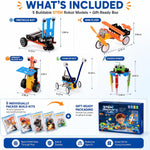 5-in-1 Robot Building STEM Kit for Kids Ages 6-12