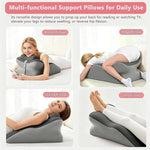30° Memory Foam Sex Wedge Pillow with Removable Headrest