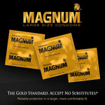 Magnum Xl Size Lubricated Latex Condoms - 12 Ct, Pack Of 2
