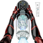 Male Masturbator Penis Pump Adult Sex Toys For Men Sex Toy - Mens Sex Toys Pumps & Enlargers 7 Thrusting Rotating Vibrating Sucking Licking - Pocket Pussy Adult Toys Sex Machine Male Sex Toy Stroker