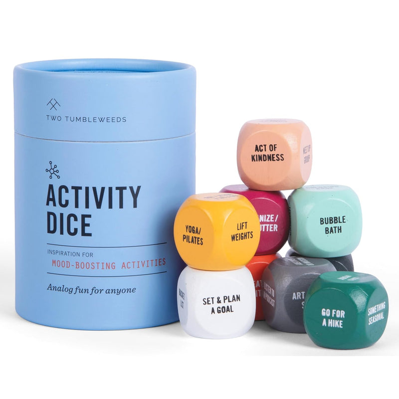 Activity Dice Inspiration For Mood Boosting Activities Game For Adults, Teens,