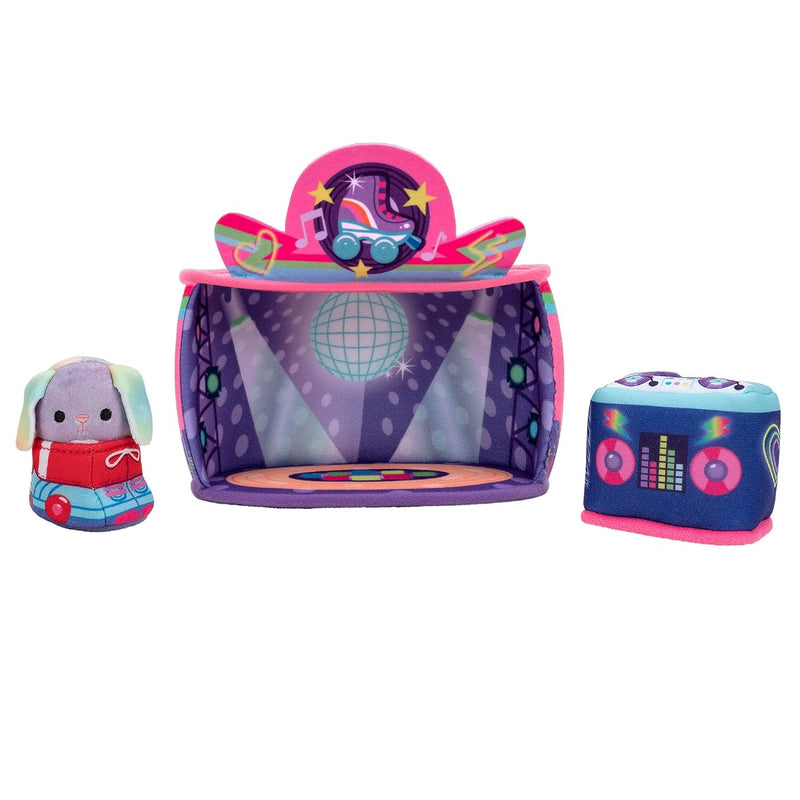 By Original Squishmallows Rock And Roller Disco Playset Includes 2 Inch Danya
