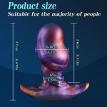 6.7" Anal Stretcher Xl Butt Plug Large Anal Plug, Large Butt Plug Anal Dildo Silicone Anal Toys With Curved Base, Prostate Dildo Huge Buttplug Silicone But Plug, Adult Toys For Advanced Men Women(L)