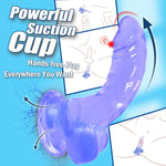 5.2 Inch Soft Anal Dildo With Powerful Strong Suction Cup, Small Anal Plug Dildos For Beginner, G-Spot Stimulation & Anal Training, Butt Plug Toys For Women & Men, Anal Trainer Sex Games (Blue)