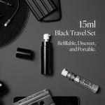 Silicone Lube - Black For Travel Unscented Silicone Lubricant Personal Lubrication : Latex-Safe Sex Lube Liquid For Couples, Flavorless, Vaginal & Anal Lube - 15Ml