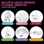 Sit And Ride Vibrator - Grinder Sex Toy, 10-Mode Squirting Dildo Vibrator, Monster Clitoral Stimulator, Complete With Syringe & Air Pouch, Soft Silicone For Women Couples