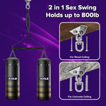 360° Adjustable Sex Swing – Comfortable Bondage Restraint Set for Couples & Lovers