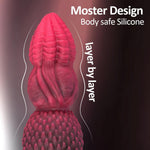 Silicone Dildo For Women,10In Monster Fantasy Horse Dildo With 3 Big Knots,Adult Prostate Sex Toys For G Spot Gay Men Women With Suction Cup?L