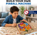 DIY Pinball Machine STEM Building Kit for Kids Ages 8+