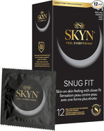 FIT Non-Latex Condoms, Ultra-Thin & Lubricated for Comfort, 12-Count