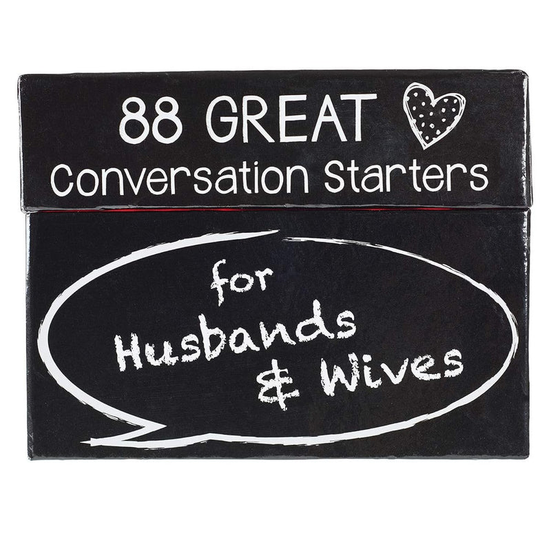 88 Great Conversation Starters For Husbands And Wives “ Romantic Card Game