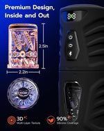 Rechargeable Automatic Male Masturbator with App Control and Adjustable Stimulation