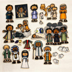 Joseph Felt Figures for Bible Flannel Board Stories Old Testament Set