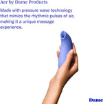 AER Women's Suction Massager: Powerful, Comfortable, Periwinkle