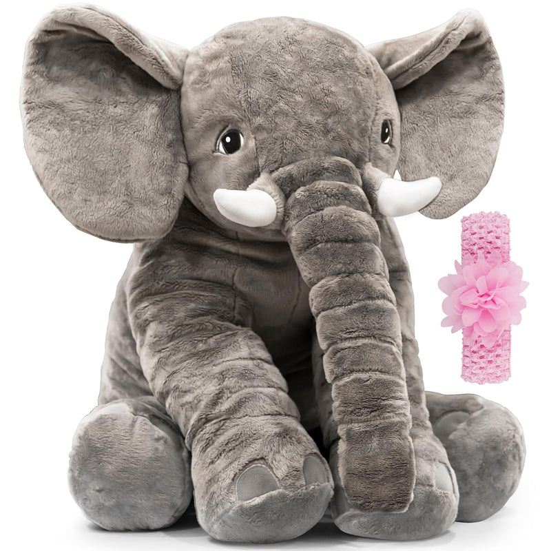 Stuffed Elephant Plush Animal Toy 24 Inch