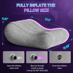 Inflatable Sex Wedge Pillow – Bedroom Lounge Chair for Couples with Soft Surface