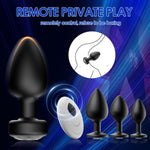 Anal Plug Vibrating Butt Plug, 4Pcs Silicone Adult Sex Toys Anal Plugs,Remote Control Vibrators With 10 Vibrating Modes, Adult Sex Toys & Games For Woman Men Couples Anal Vibrator Prostate Massager