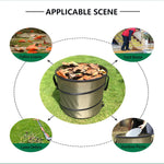 Camping Trash Can, Pop-Up Trash Can/Recycle Bin, Car Garbage Can,Reusable Outdoor Trash Garden Yard Trash Bag Foldable Camping Recycling Bin (Green10gallons)