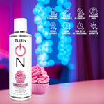 Cupcake Flavored Lube 8 Oz Vegan Paraben-Free Condom Safe