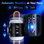 Electric Male Masturbator with 3-Speed Thrusting & Adjustable Sleeve