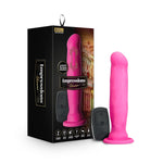 Blush Impressions Havana 8" Silicone Vibrating Dildo, 4-Way Wireless Remote Control Cock, Strap-On Play, Ipx7, Ultrasilk G-Spot & Vaginal Stimulator Luxury Adult Sex Toy Women, Men, Couples -(Pink)