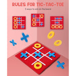 Tic Tac Toe Mini Board Game Toy For Kids And Family,Birthday Party Favors,Goody Bag,Fun Indoor Game Night Activity,Gifts For Students,Easy To Store(Bulk Pack Of 12)