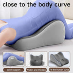 Ergonomic Memory Foam Positioning Pillow for Couples, Black & Grey