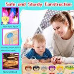 Magnetic Color and Number Maze Toy for Kids Ages 3-5
