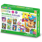 Woodland Animals Mosaic Craft Kit for Kids - Educational Glitter Mosaic Art Set
