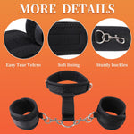 Bdsm Sex Bondage Neck To Wrist Restraints Kit, Sex Toys For Couple Adjustable Behind Back Handcuffs Bondage Restraints Set, Bed Sm Adult Sex Game Play, Sex Toys For Women Man Beginner