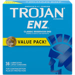 Enz Lubricated Condoms 36 Count Value Pack With Her Pleasure Sensations Condoms 12 Count