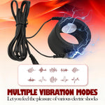 Electric Shock Chastity Sissy Toys Silicone Testicle Crusher Cbt Estim For Men Bdsm Cock And Ball Torture Penis Stretcher Stretche Adjustable Male Chastity Devices Cock Ring Bondage Gear Sex Kinky