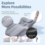 27° Couples Support Pillow with Firm Foam Wedge Design (Black)