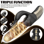 Tornado G Spot Rabbit Vibrator Black Combination Of 360° Swirl+Up-Down Thrust| 5 Tornado Swirling Modes|A Storm Of Satisfaction For G Spot That Put Basic Vibes To Shame