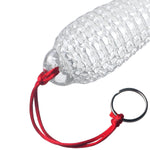 Glass Anal Plug Crystal Butt Plug Anal Sex Toy With Safe Towing Rope Corn Anal Dilator For Gay Lesbian Single Couple Anal Training (L)