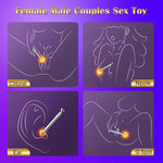 Vibrator Bullet Couples Sex Toys - Metal Necklace Clitoral Mini Vibrator, Stylish Adult Toys Discreet Vibrators Sex Wand, Heating & Vibrating Womens Female Sex Toys, Powerful Vibradores