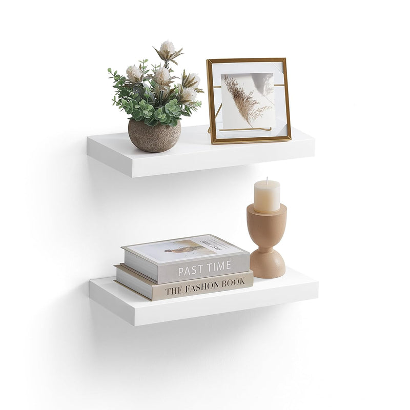 , 8 X 15.7 X 1.5 Inches, Set Of 2, Floating Mounted, Display Shelves For Pictu
