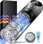 Automatic Male Masturbator with 9 Rotation Modes, 4 Suction Levels & LED Display