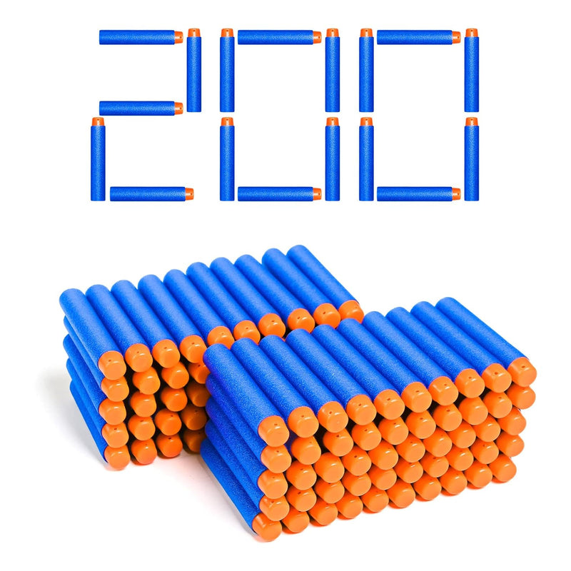 200 Nerf N Strike Blaster Compatible Dart Bullets, Compatible With All Elit