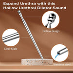 Urethral Plug, Stainless Steel Urethral Stretcher, Training Urethra Sound, Scale Penis Plug For Men (S)