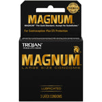 Magnum Lubricated Condoms, 3 Count