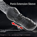 Penis Sleeve Cock Sleeve Male Sex Toy,Monster Penis Extender Cock Ring For Men Erection Enhancement,Reusable Penis Sheath Girth Sleeve,Soft Silicone Penis Pump Enlarger Adult Sex Toy For Couples