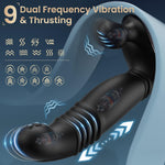 Thrusting Prostate Massager - 9 Thrusting & Vibration Modes, 3 Motor