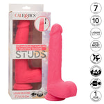 Rechargeable Rumbling & Thrusting Dildo Silicone Studs, 7 Inch Long And 5 Inch Circumference Thick With 10 Function Settings - Se-0251-05-3