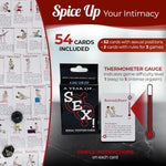 Sex Dice & Kama Sutra Cards Set – Adult Couple Game With 4 Naughty Dice & 50 Sexual Position Cards – Fun Romantic Dice Game, Couples Gift, Bachelorette & Bachelor Party Toy (Black & Gold)