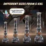 Hunter Jack + Tube 21.6" Fantasy Ejaculating Horse Dildo – Thick Platinum Silicone Medium Firmness Animal Dildo With Strong Suction Cup, G-Spot Anal Prostate Sex Toy For Men Women Adult Toys