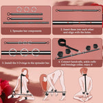 Adjustable BDSM Restraint Kit – Neck to Wrist Cuffs with Spreader Bar for Couples