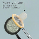 MicroThin Ultra-Sensitive Lubricated Latex Condoms – Thin, Strong & Vegan-Friendly, 12 Pack