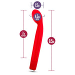 Blush Sexy Things G Slim - G-Spot Vibrator For Females - Powerful Vibrating Modes - Finger Shaped Clitoral Nipple Personal Massager - Waterproof - Adult Pleasure Sex Toys For Women & Couples - Red
